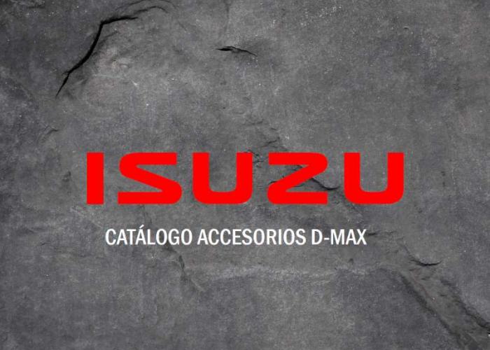 Catálogo de accesorios nuevo Isuzu D-Max Mayo 2019 
